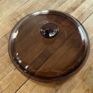 Pyrex Brown Large Lid